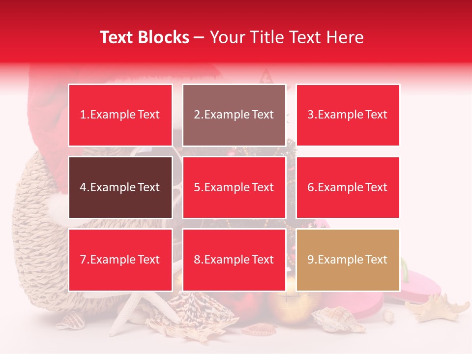 Glass Seashell Leisure PowerPoint Template