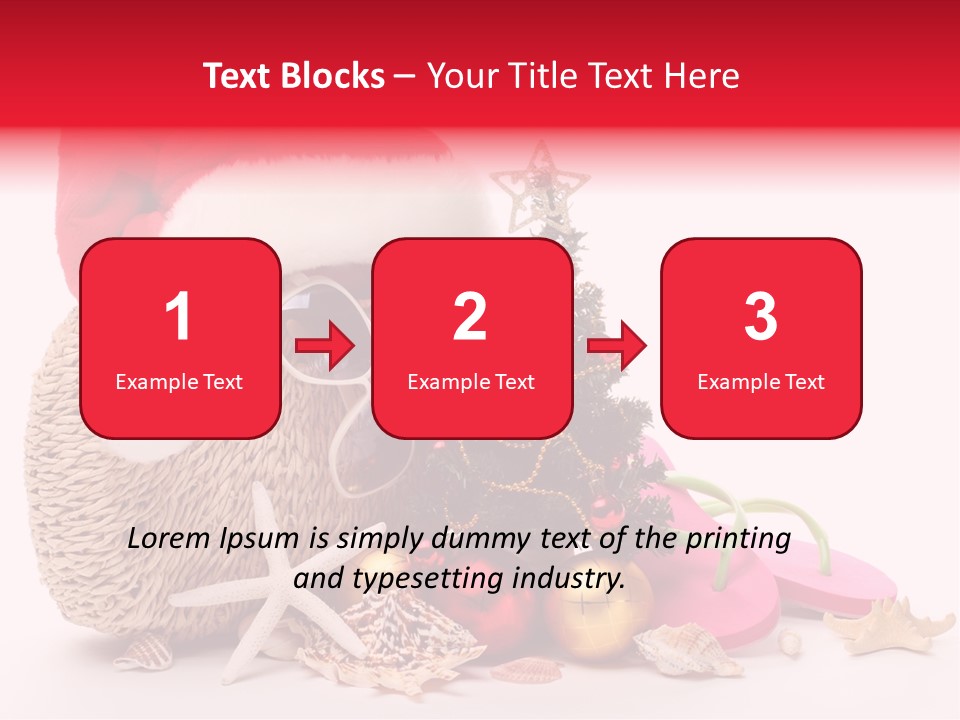 Glass Seashell Leisure PowerPoint Template