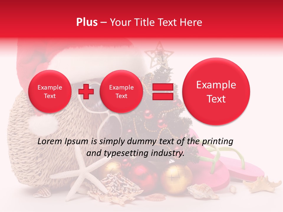 Glass Seashell Leisure PowerPoint Template