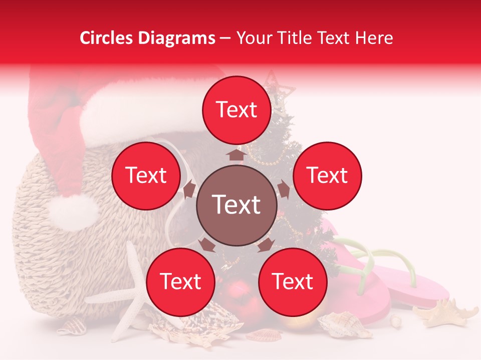 Glass Seashell Leisure PowerPoint Template