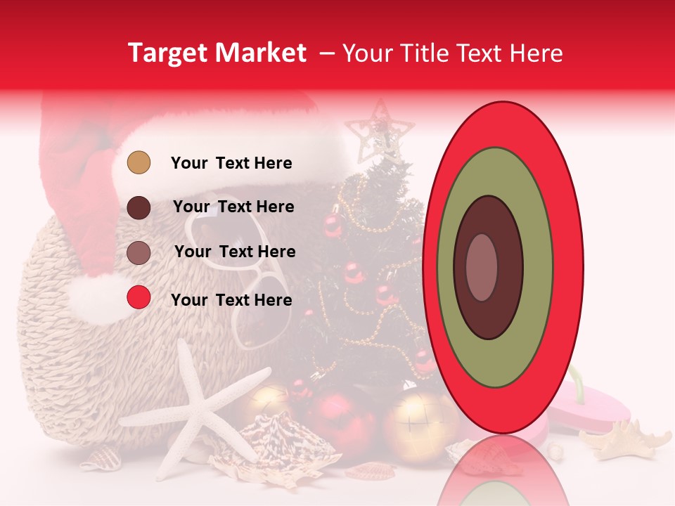 Glass Seashell Leisure PowerPoint Template