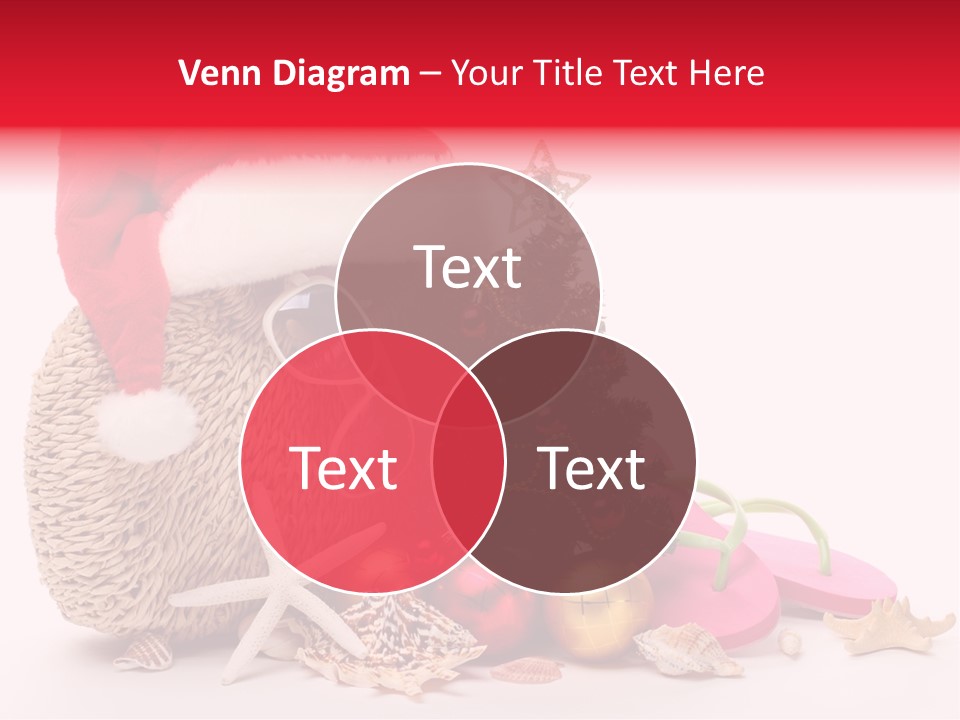 Glass Seashell Leisure PowerPoint Template