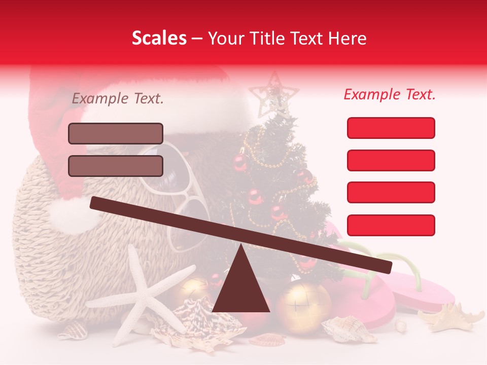 Glass Seashell Leisure PowerPoint Template