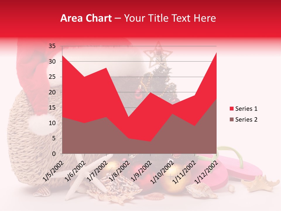 Glass Seashell Leisure PowerPoint Template