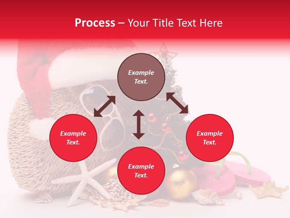 Glass Seashell Leisure PowerPoint Template