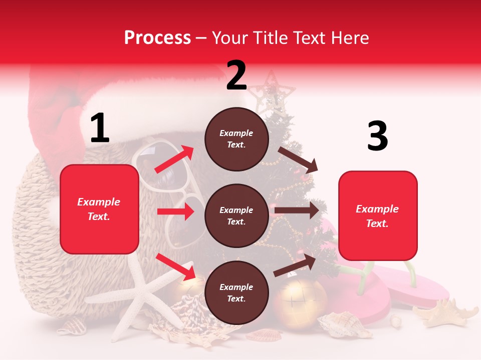 Glass Seashell Leisure PowerPoint Template