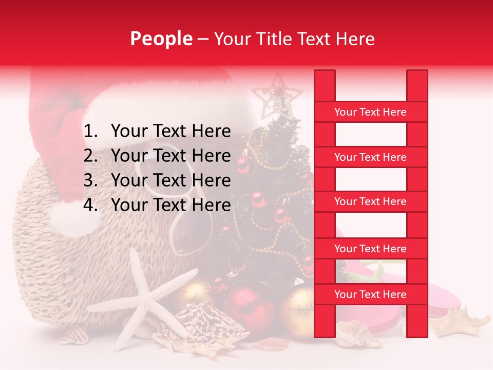 Glass Seashell Leisure PowerPoint Template