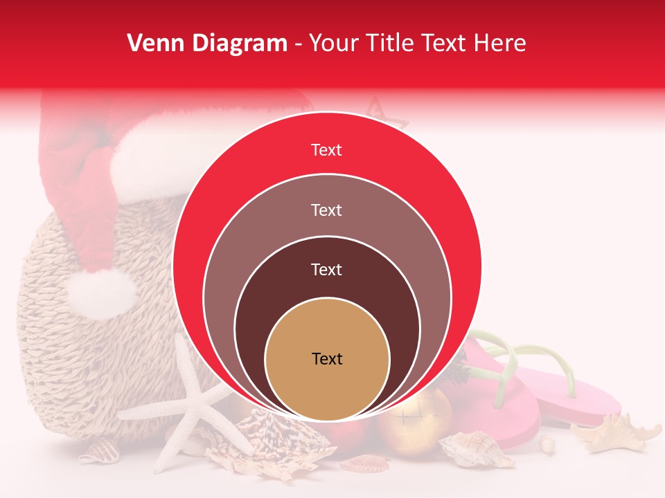 Glass Seashell Leisure PowerPoint Template