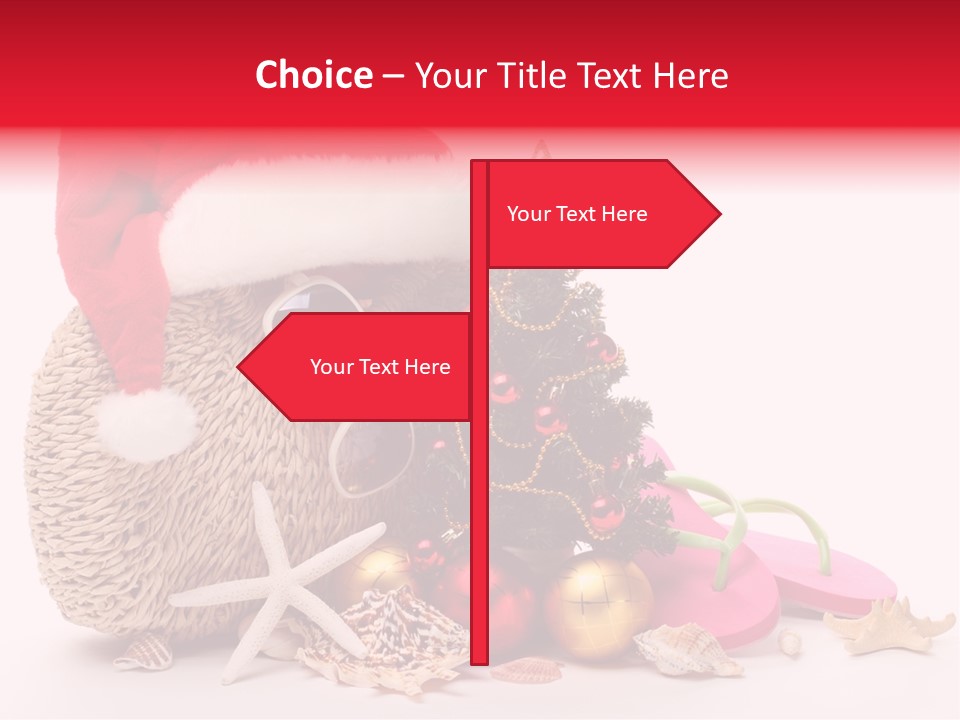 Glass Seashell Leisure PowerPoint Template