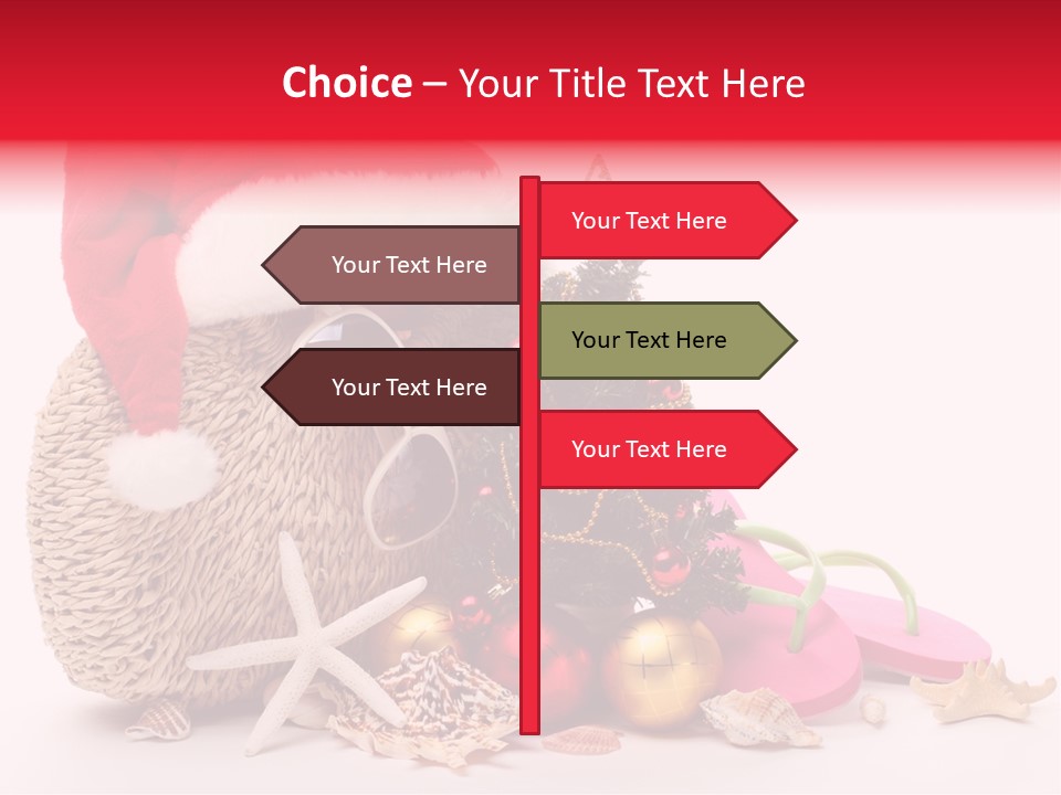 Glass Seashell Leisure PowerPoint Template