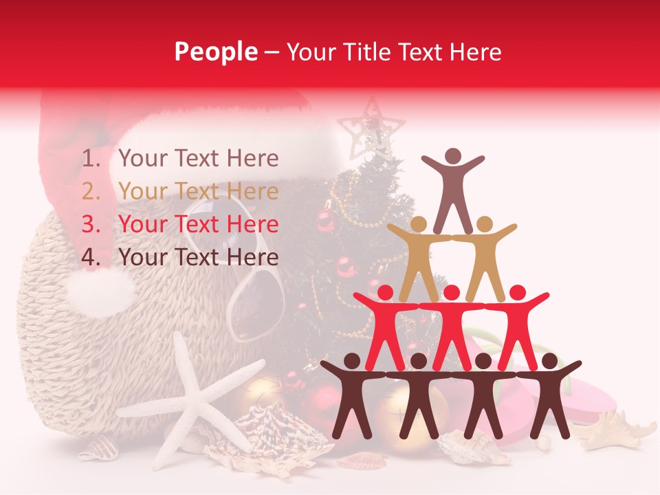 Glass Seashell Leisure PowerPoint Template