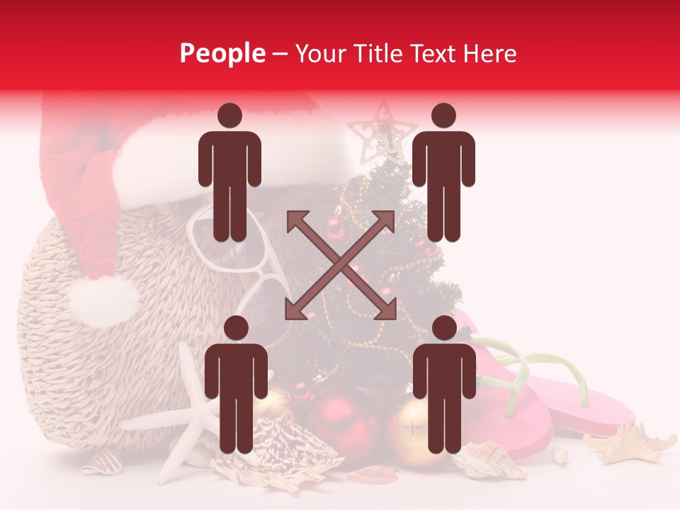 Glass Seashell Leisure PowerPoint Template