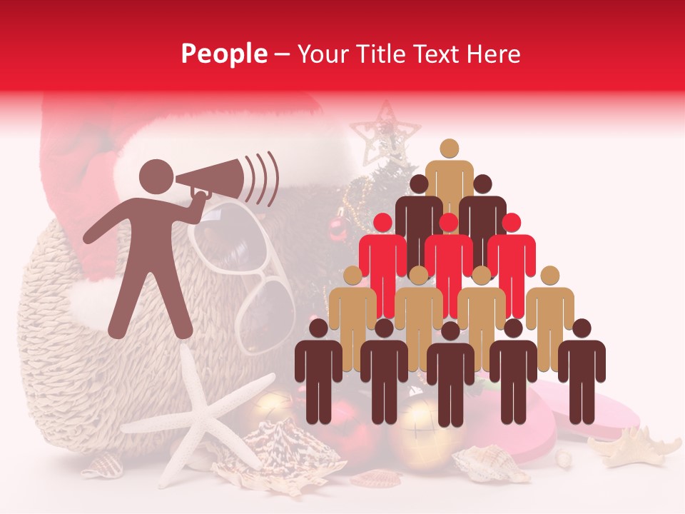 Glass Seashell Leisure PowerPoint Template