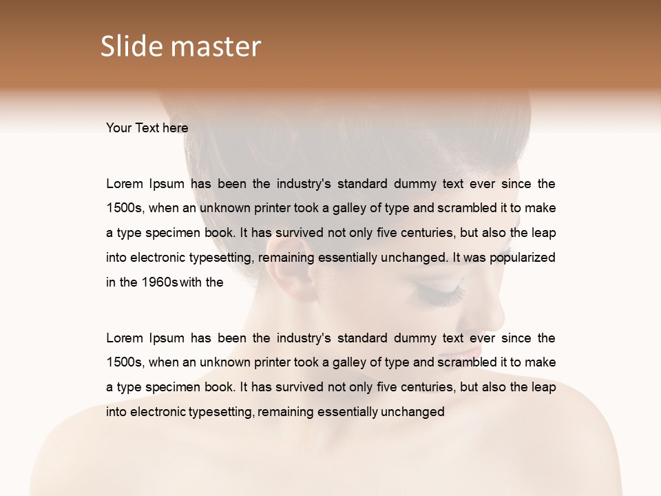 One Glamour Fashion PowerPoint Template