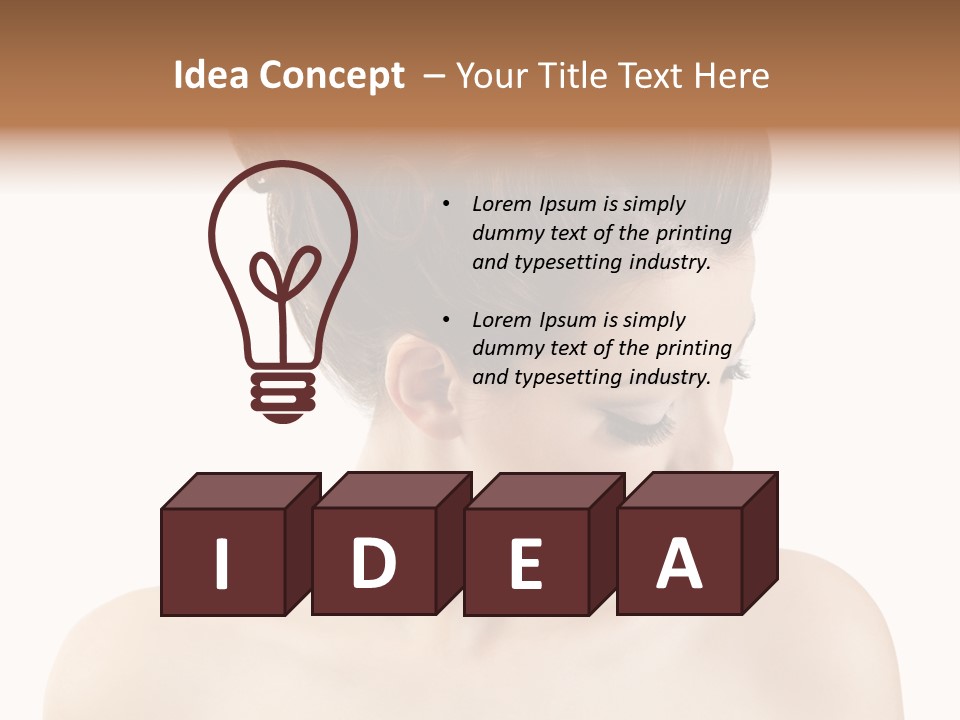 One Glamour Fashion PowerPoint Template