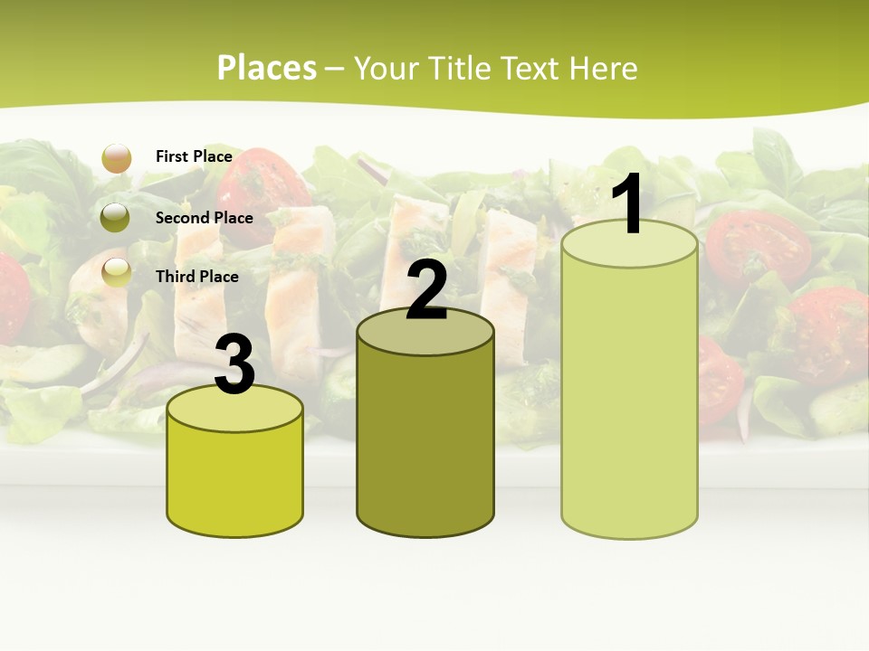 White White Meat Cucumber PowerPoint Template