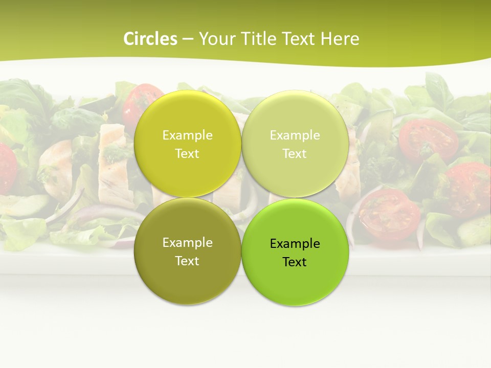 White White Meat Cucumber PowerPoint Template
