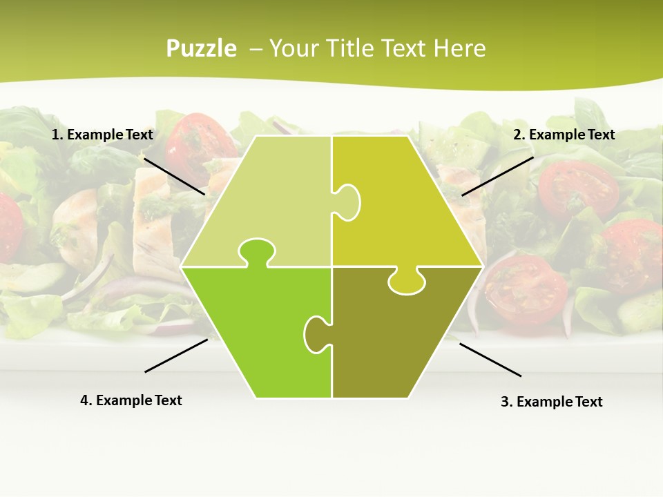 White White Meat Cucumber PowerPoint Template