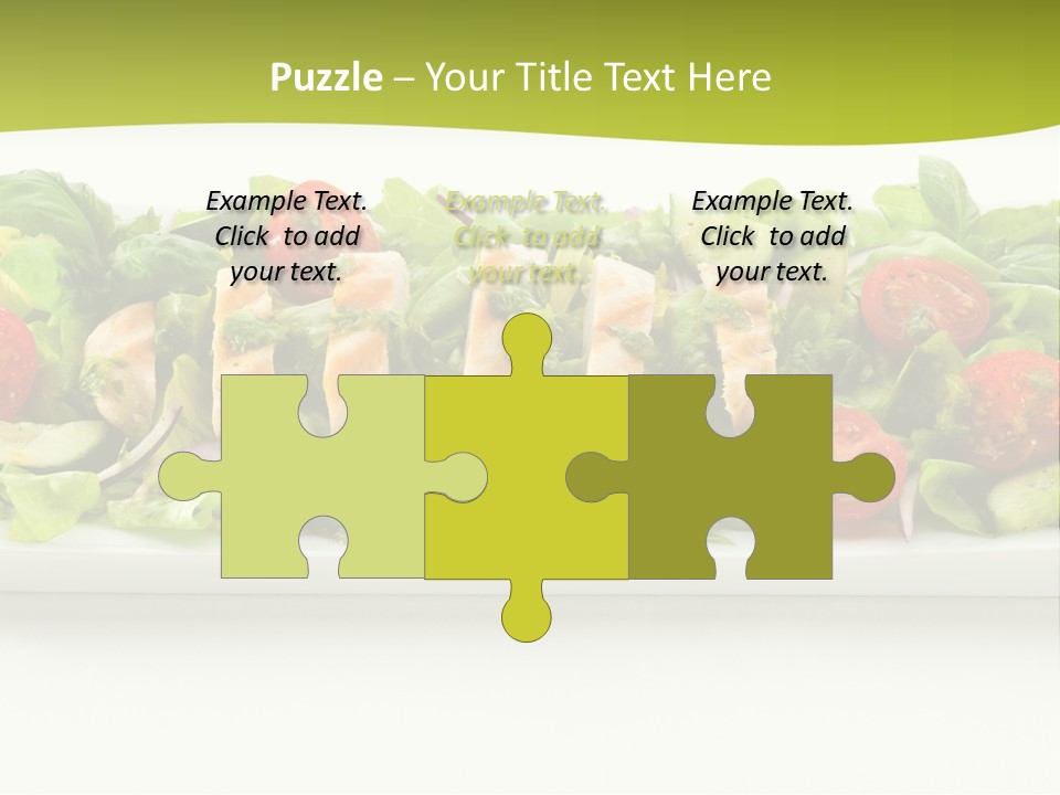 White White Meat Cucumber PowerPoint Template