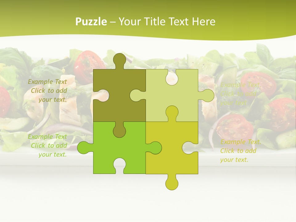 White White Meat Cucumber PowerPoint Template