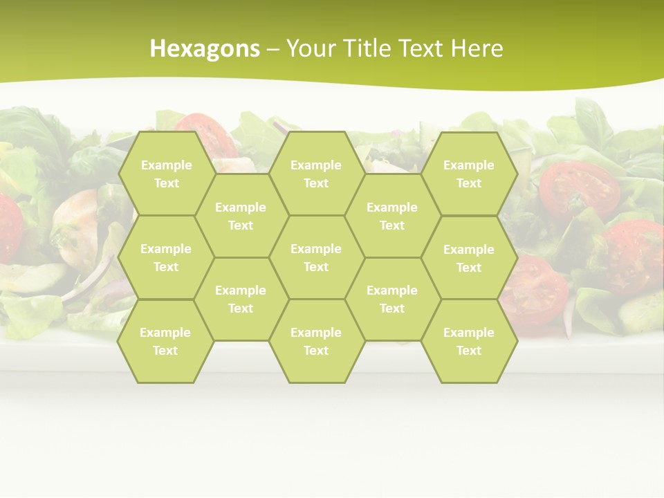 White White Meat Cucumber PowerPoint Template