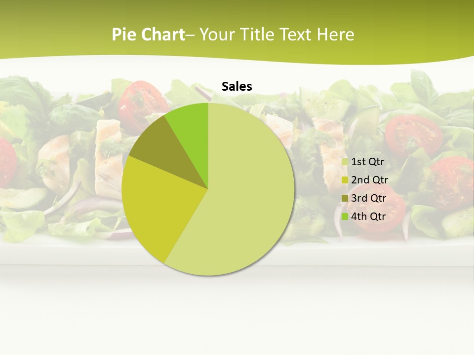 White White Meat Cucumber PowerPoint Template