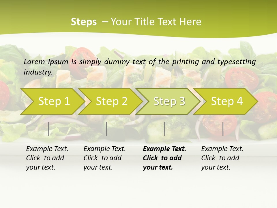 White White Meat Cucumber PowerPoint Template