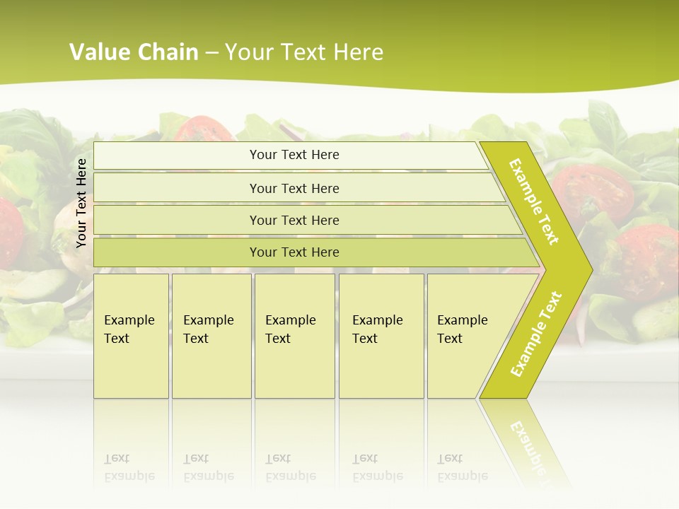 White White Meat Cucumber PowerPoint Template
