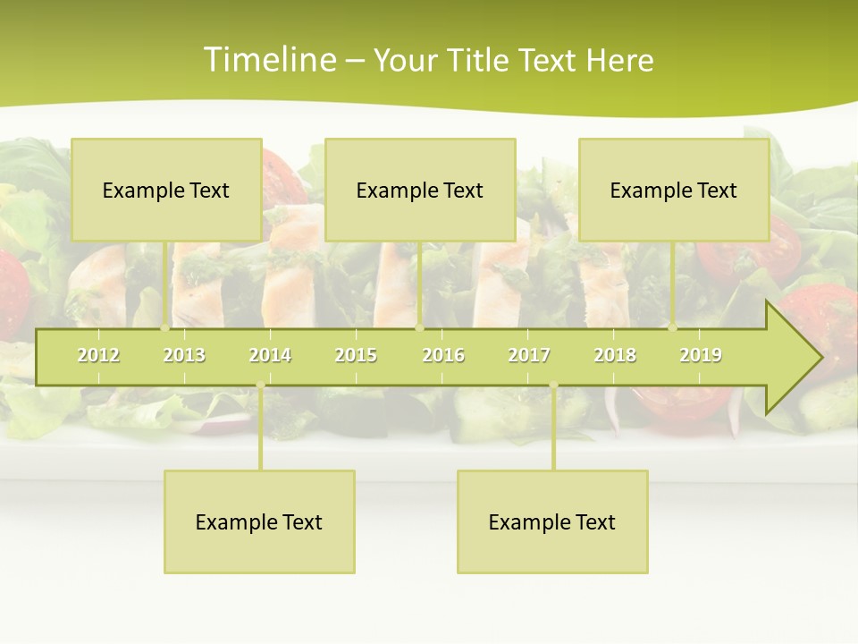 White White Meat Cucumber PowerPoint Template
