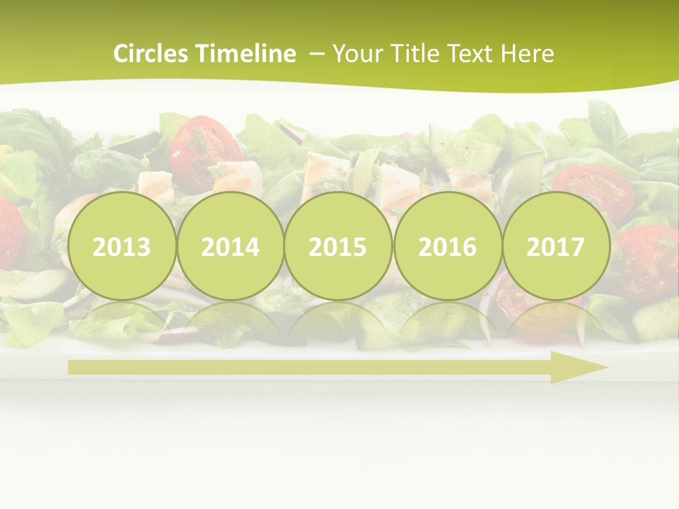 White White Meat Cucumber PowerPoint Template
