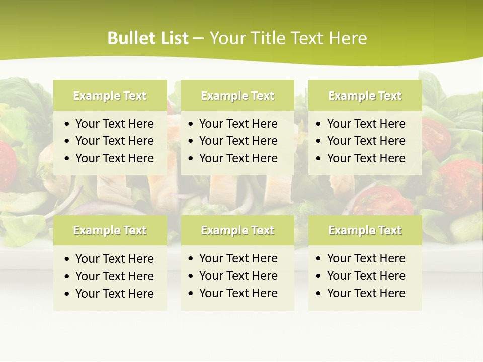 White White Meat Cucumber PowerPoint Template