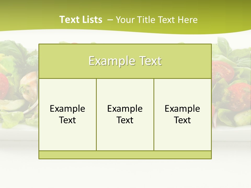 White White Meat Cucumber PowerPoint Template