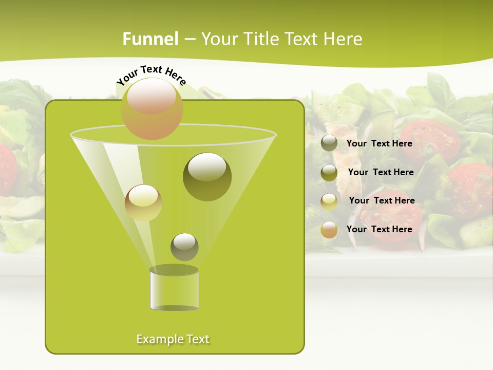 White White Meat Cucumber PowerPoint Template