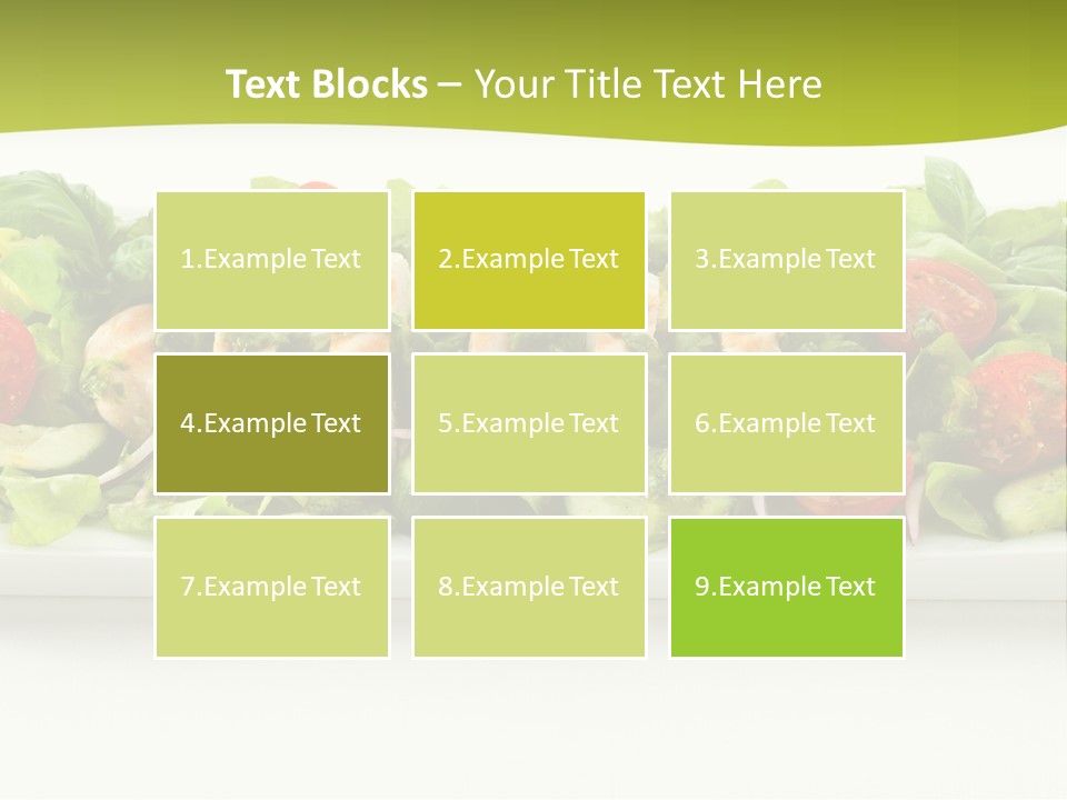 White White Meat Cucumber PowerPoint Template