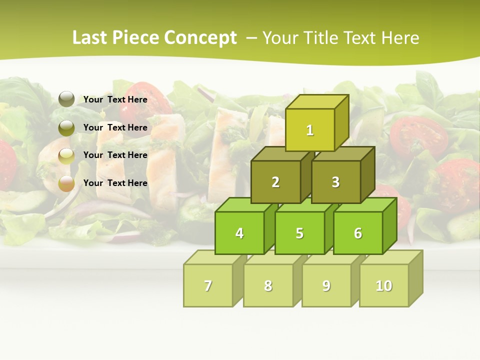 White White Meat Cucumber PowerPoint Template