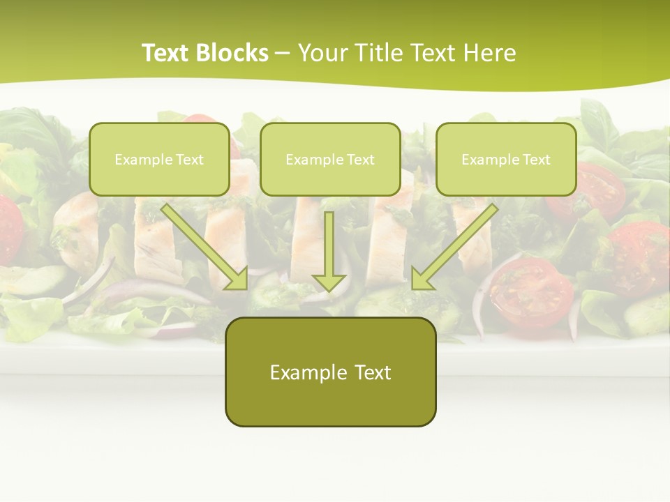 White White Meat Cucumber PowerPoint Template