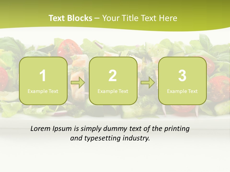 White White Meat Cucumber PowerPoint Template