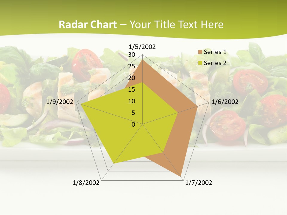 White White Meat Cucumber PowerPoint Template