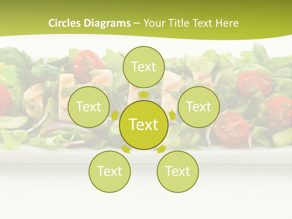 White White Meat Cucumber PowerPoint Template