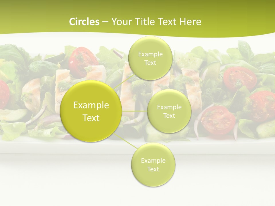 White White Meat Cucumber PowerPoint Template