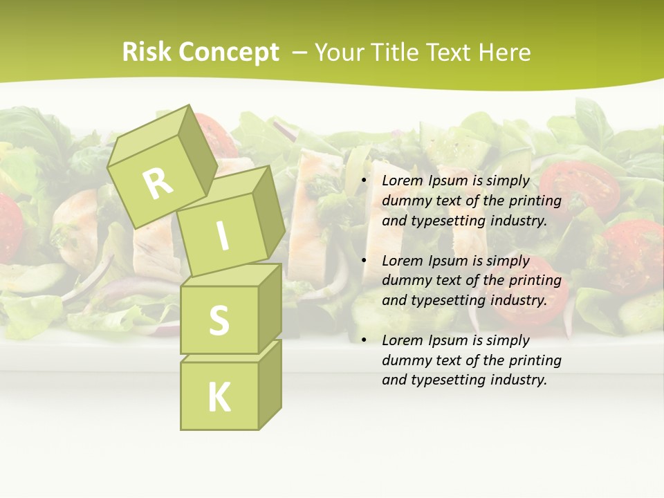 White White Meat Cucumber PowerPoint Template