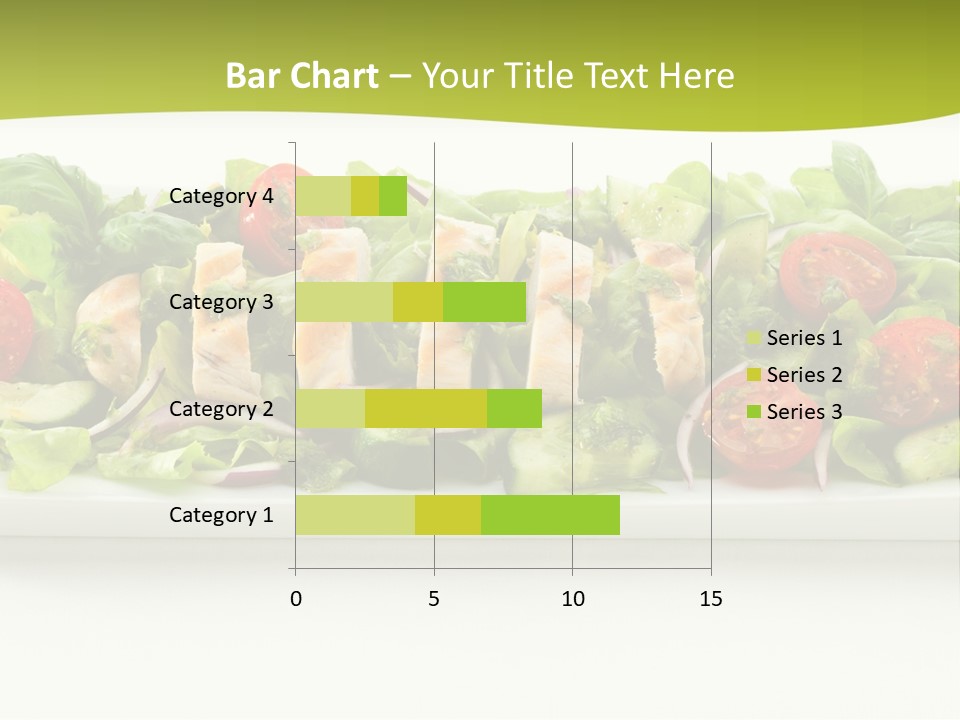 White White Meat Cucumber PowerPoint Template