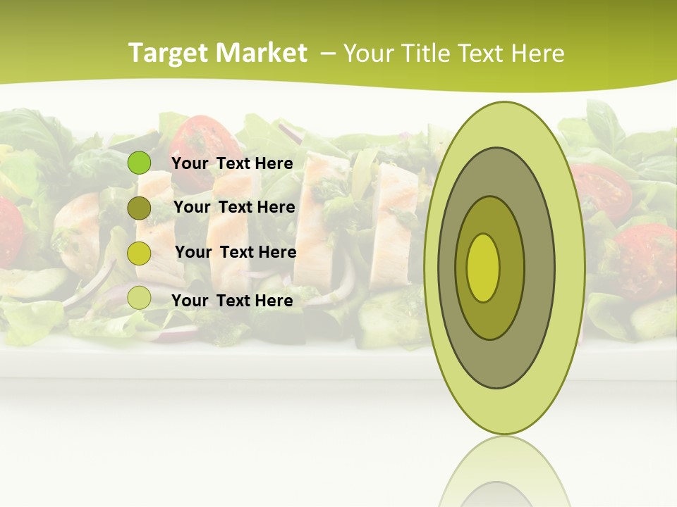 White White Meat Cucumber PowerPoint Template