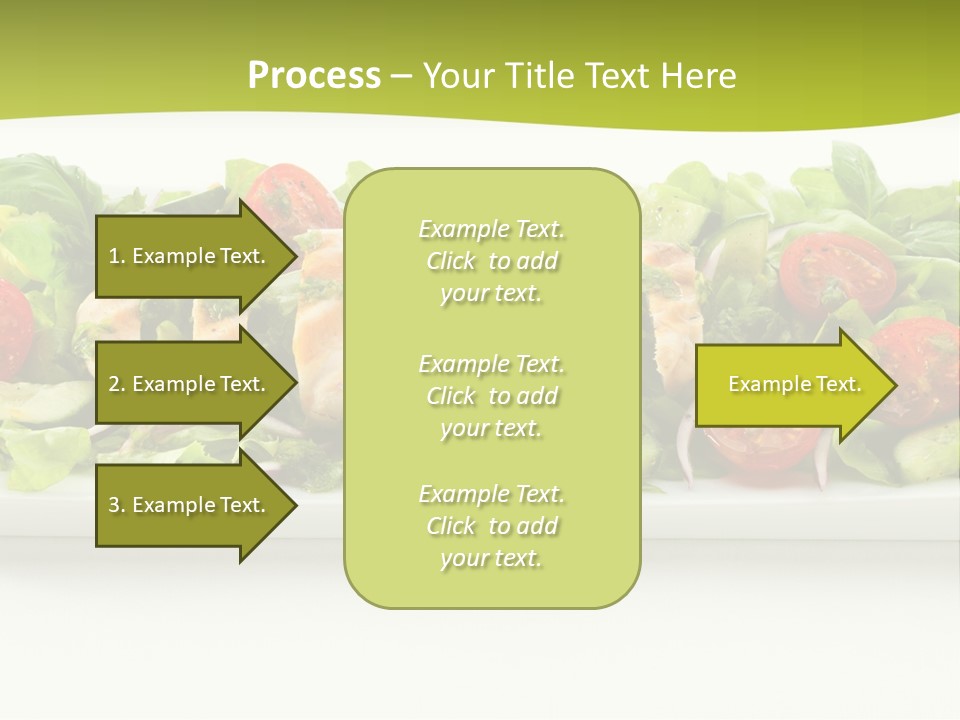 White White Meat Cucumber PowerPoint Template