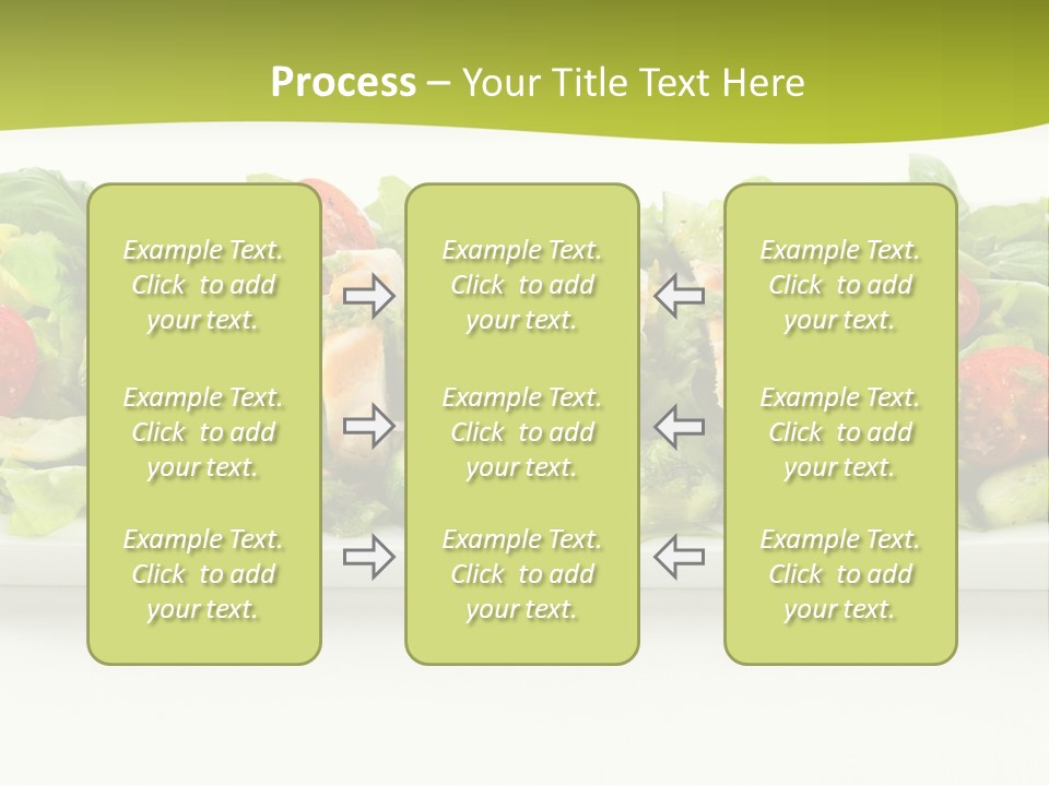 White White Meat Cucumber PowerPoint Template
