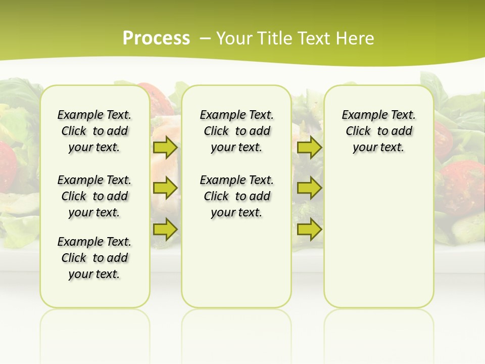 White White Meat Cucumber PowerPoint Template