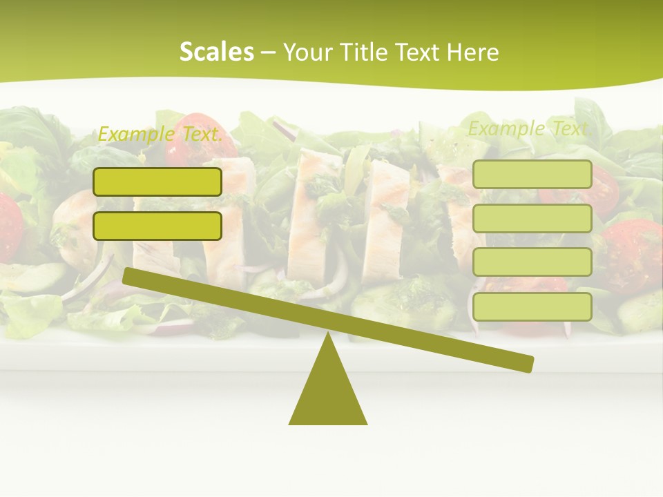 White White Meat Cucumber PowerPoint Template