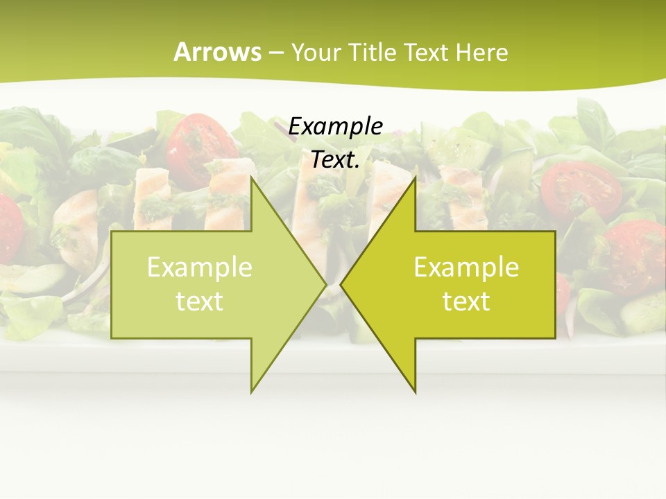 White White Meat Cucumber PowerPoint Template