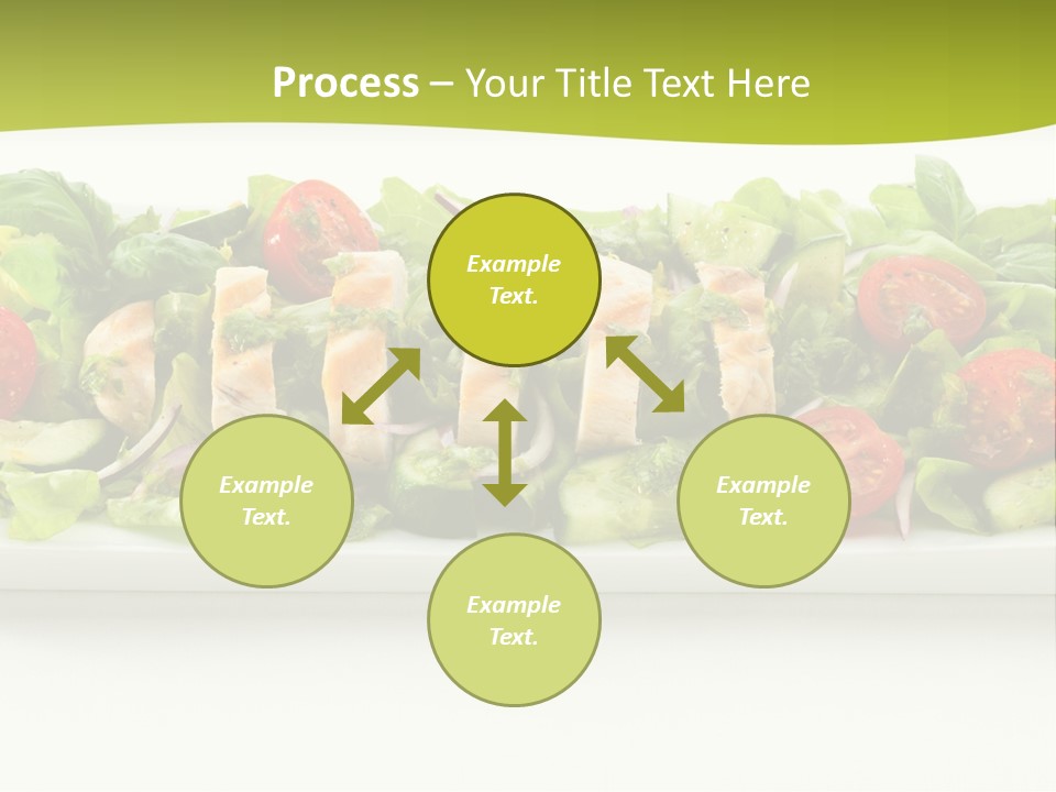 White White Meat Cucumber PowerPoint Template