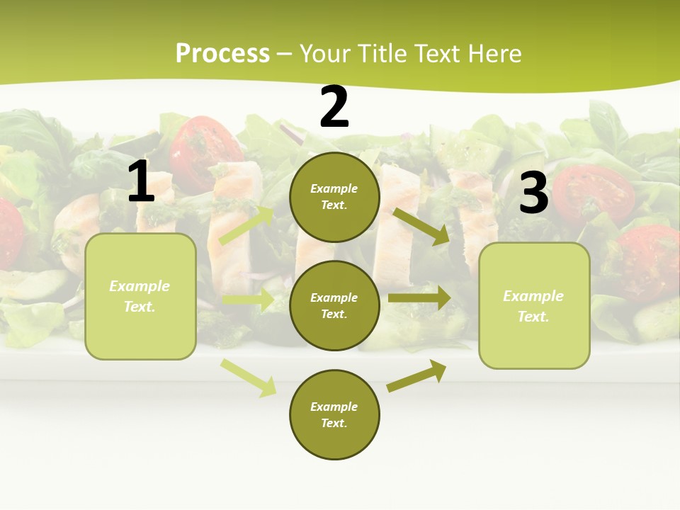 White White Meat Cucumber PowerPoint Template